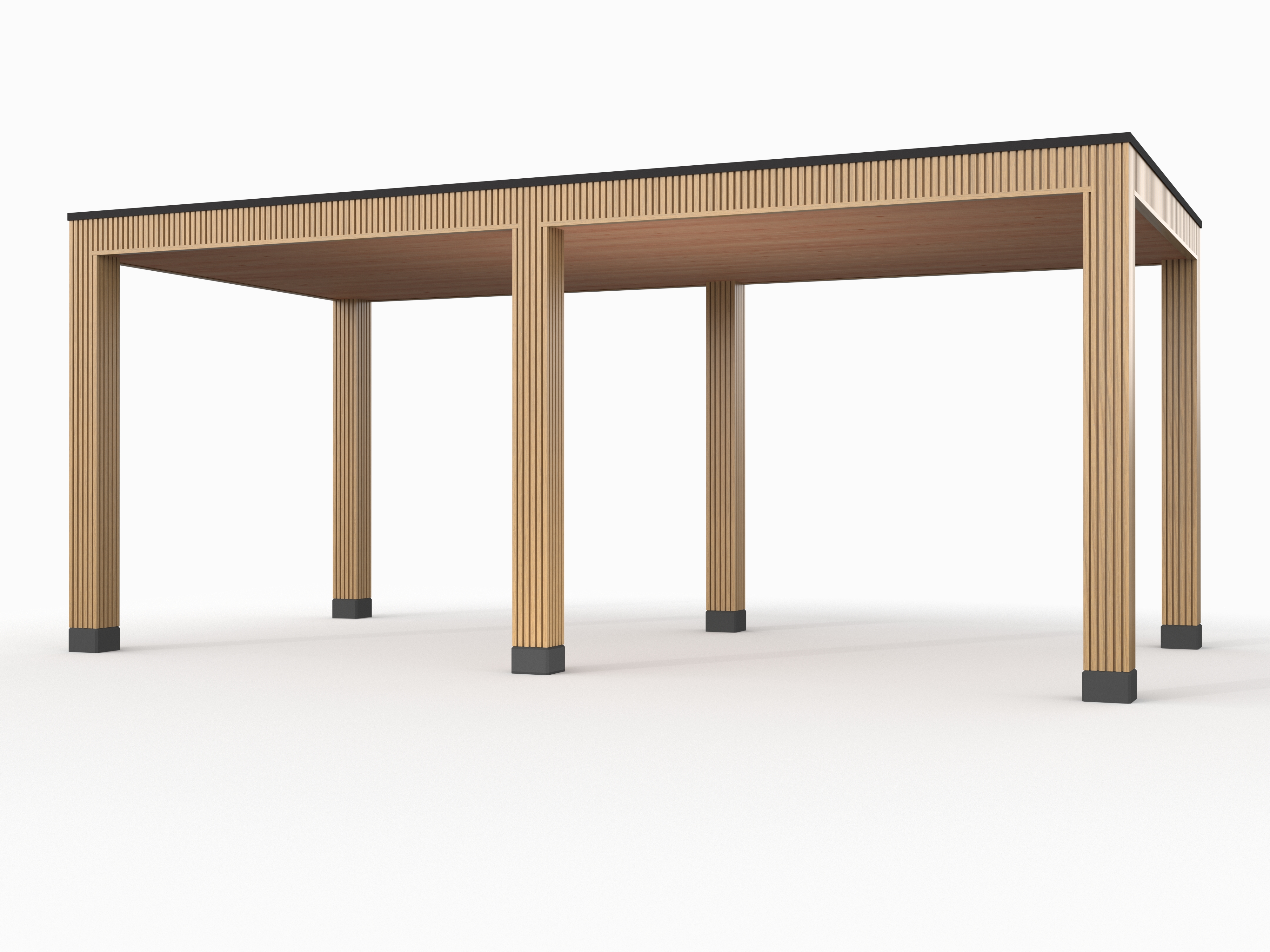 Douglas overkapping, 600 x 300, Westwood Rhombus Red Cedar - Afbeelding 1